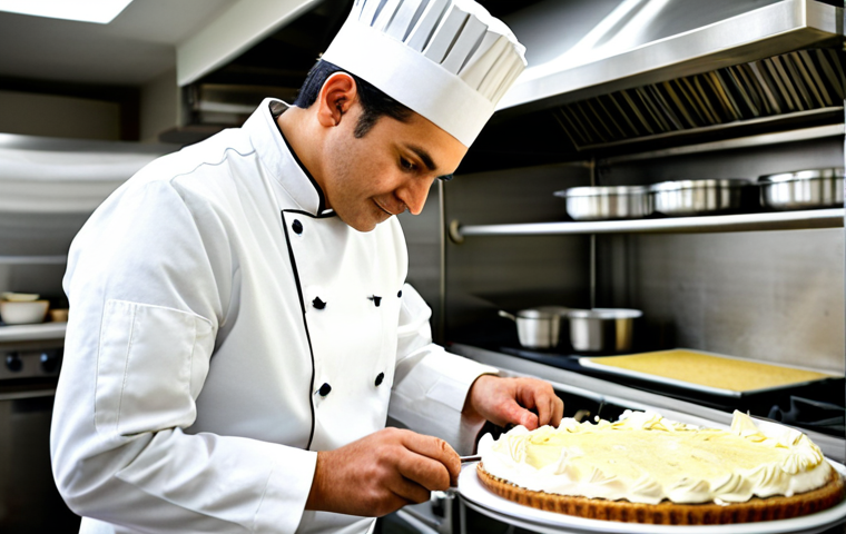 제과제빵 취업 시 필요한 포트폴리오 - Elegant Pastry Display**

"A meticulously arranged display of colorful Italian pastries (cannoli, sf...