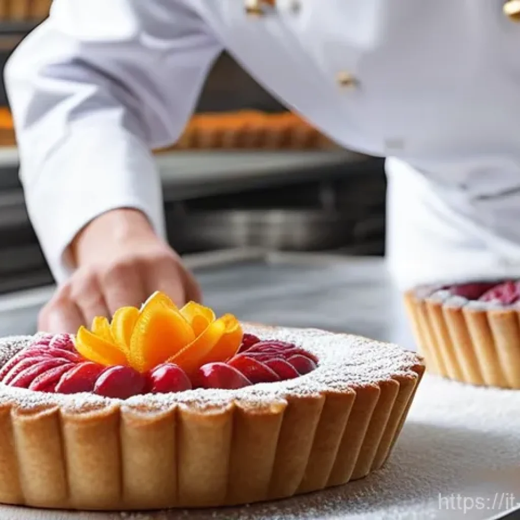 제과제빵 분야의 인기 자격증 - **Prompt 1: Precision in Pastry Artistry**
    "A certified Italian pastry chef, a focused woman in ...